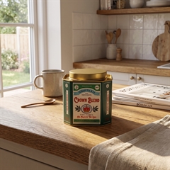 Rex London Tedåse i metal - Crown Blend